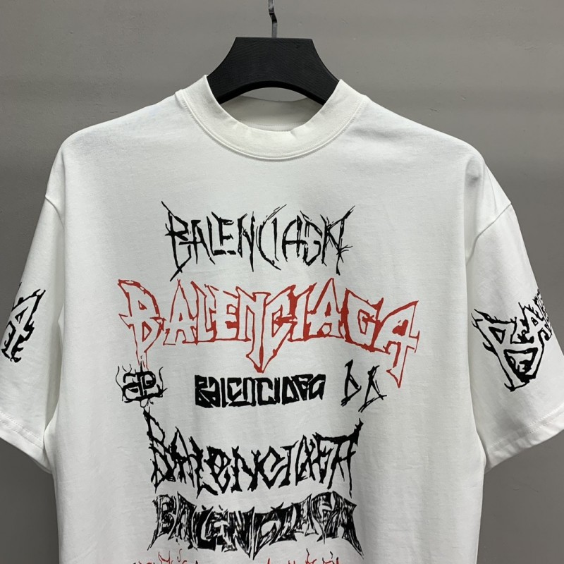 Ba*len*cia*ga doodle year of the Dragon Alphabet T-shirt