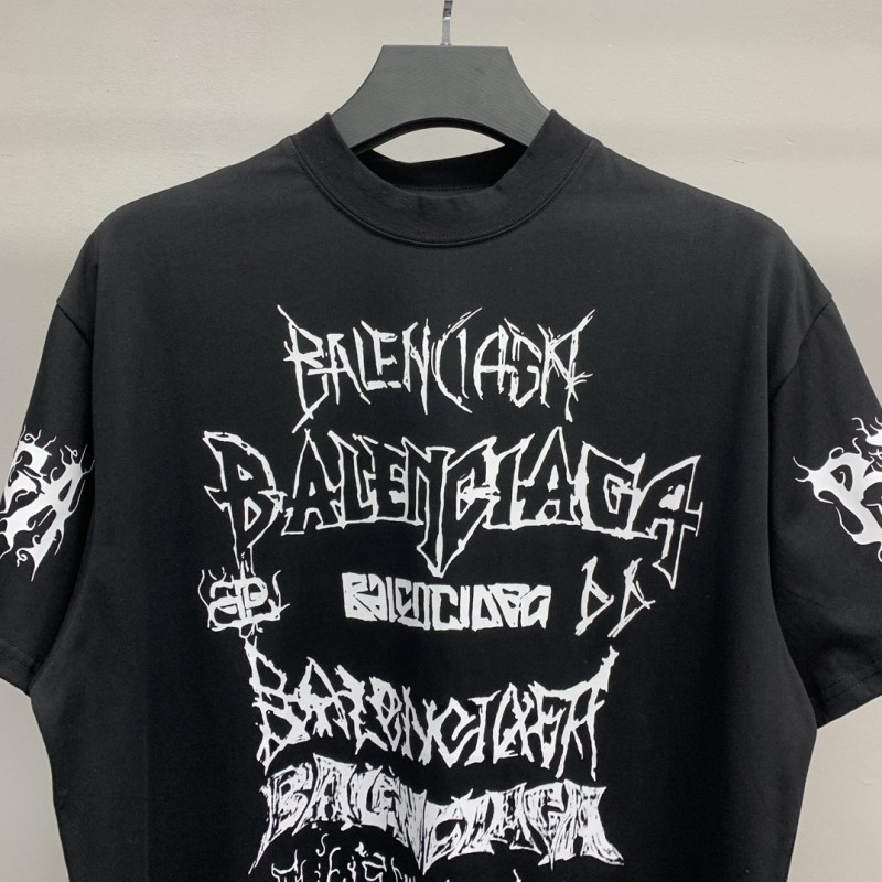 Ba*len*cia*ga doodle year of the Dragon Alphabet T-shirt