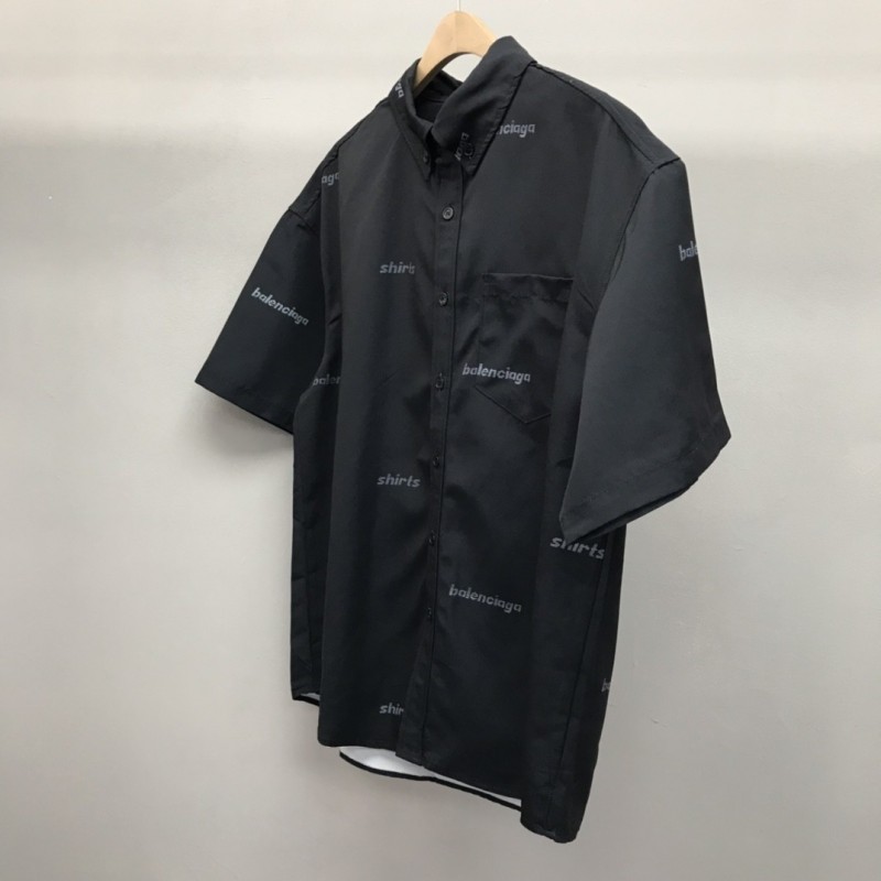 Ba*len*cia*ga bullet screen short sleeve shirt