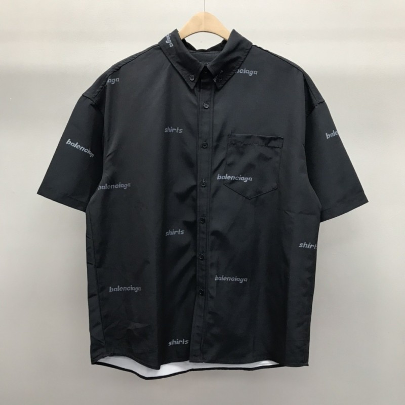 Ba*len*cia*ga bullet screen short sleeve shirt