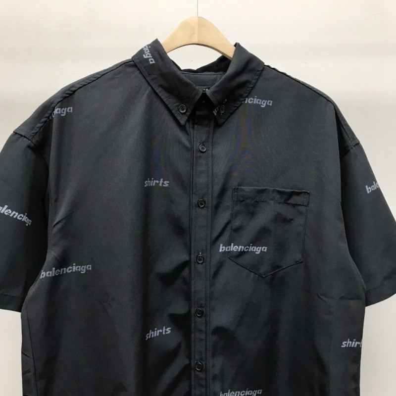 Ba*len*cia*ga bullet screen short sleeve shirt