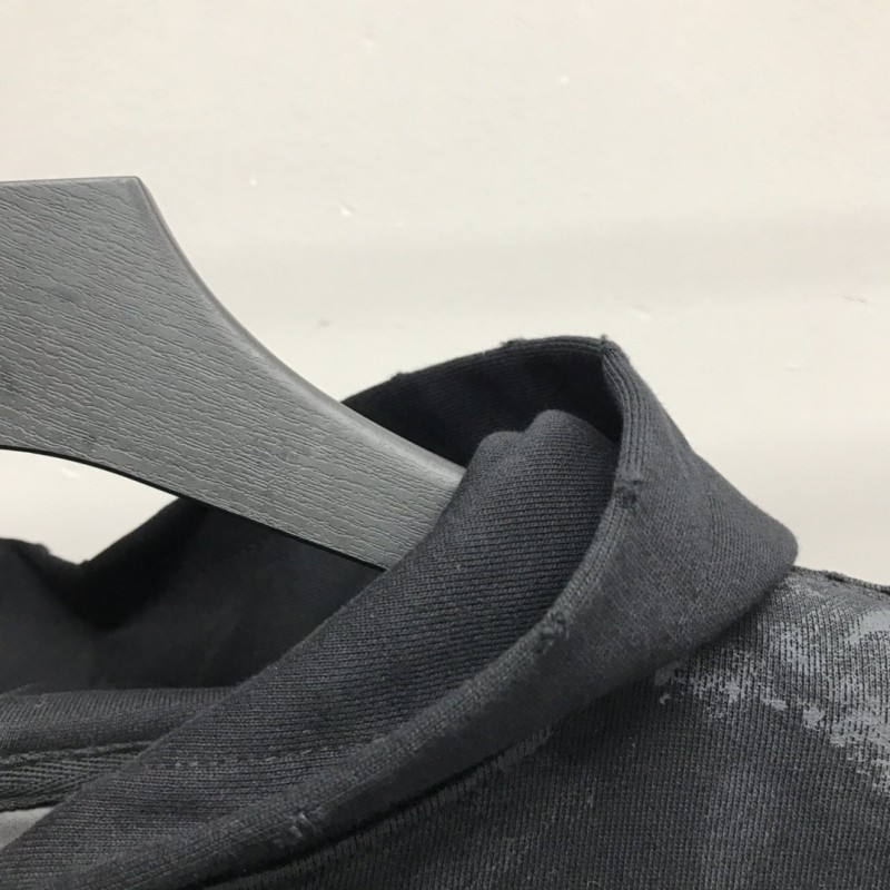 Ba*len*cia*ga Paris tower mud dyed hoodie