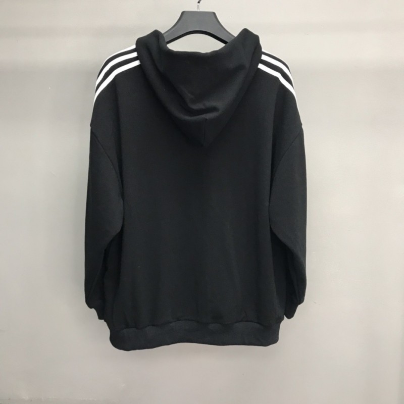Ba*len*cia*ga Ardy Wiranata logo zipper hoodie