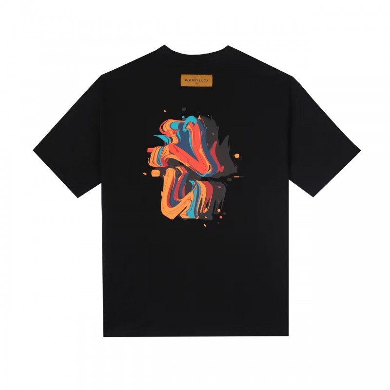 L0*is V*t0n 23ss front and back patterned t-shirt