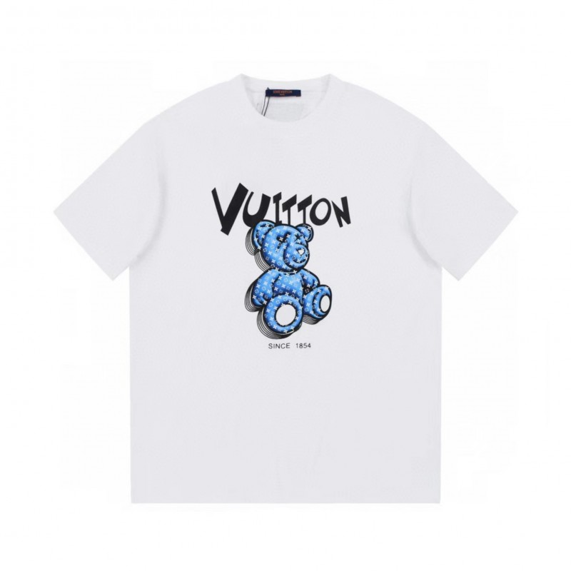 L0*is V*t0n 23SS printed bear T-shirt