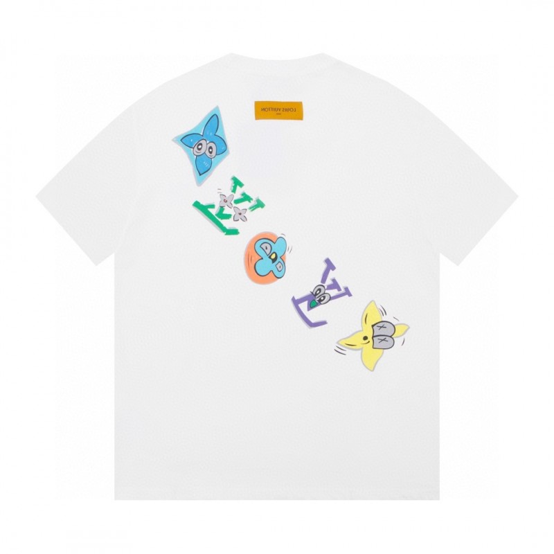 L0*is V*t0n 23ss front and back patterned t-shirt