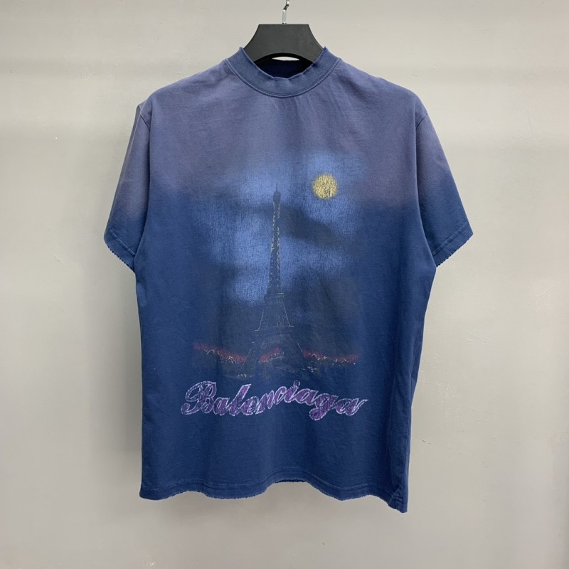 Ba*len*cia*ga Night View Tower T-shirt