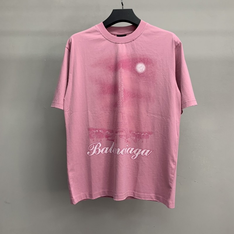 Ba*len*cia*ga Night View Tower T-shirt