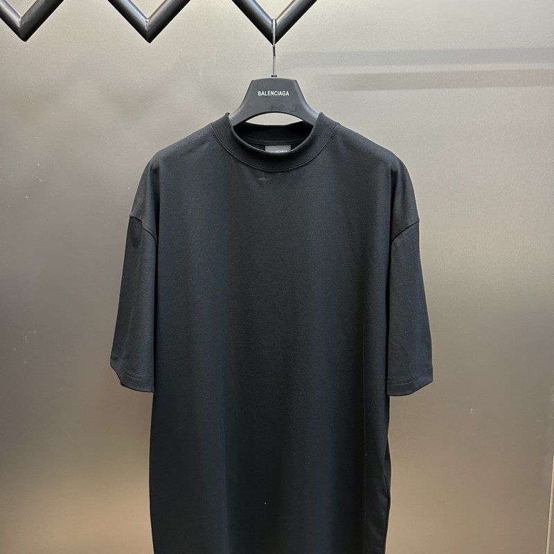 Ba*len*cia*ga double back embroidered short sleeves