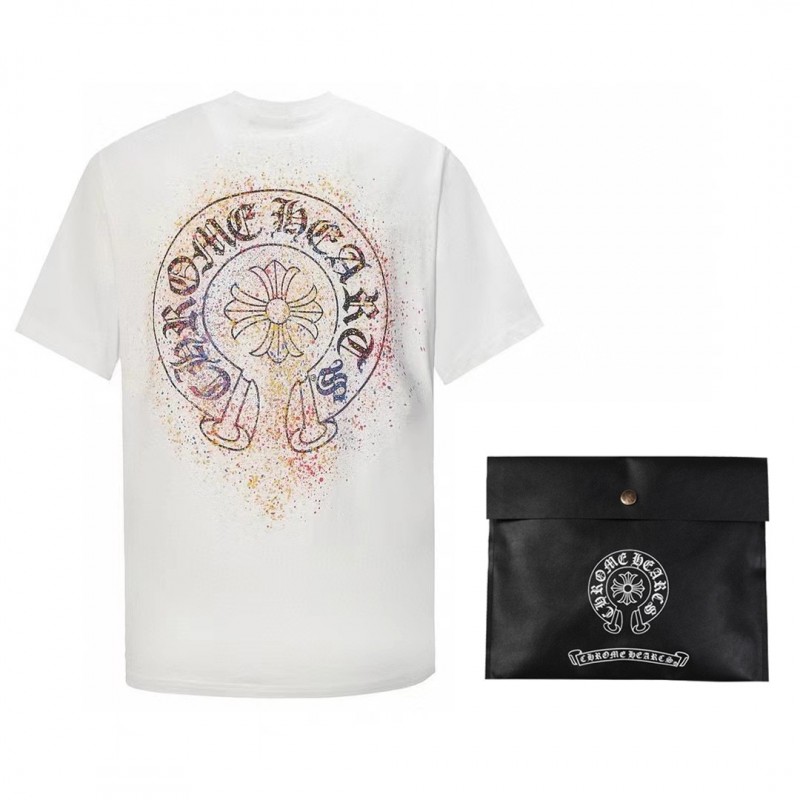 Ch**me He**ts heart splashed ink Sanskrit horseshoe t-shirtarts
