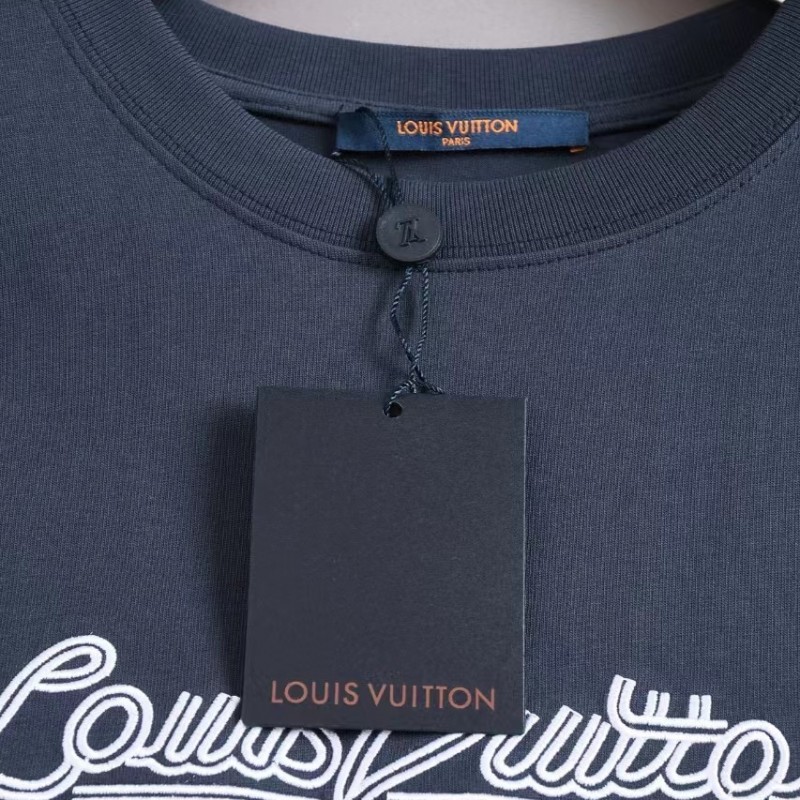 L0*is V*t0n 24ss new embroidered t-shirt for spring and summer