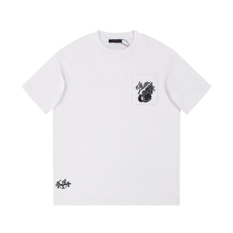L0*is V*t0n 24ss new embroidered round neck t-shirt
