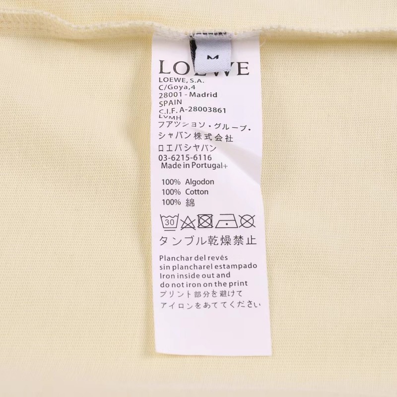 L0ew* Springsummer 2024 new round neck T-shirt