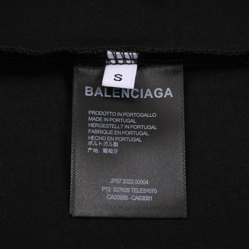 Ba*len*cia*ga 24s double B dot printing t-shirt