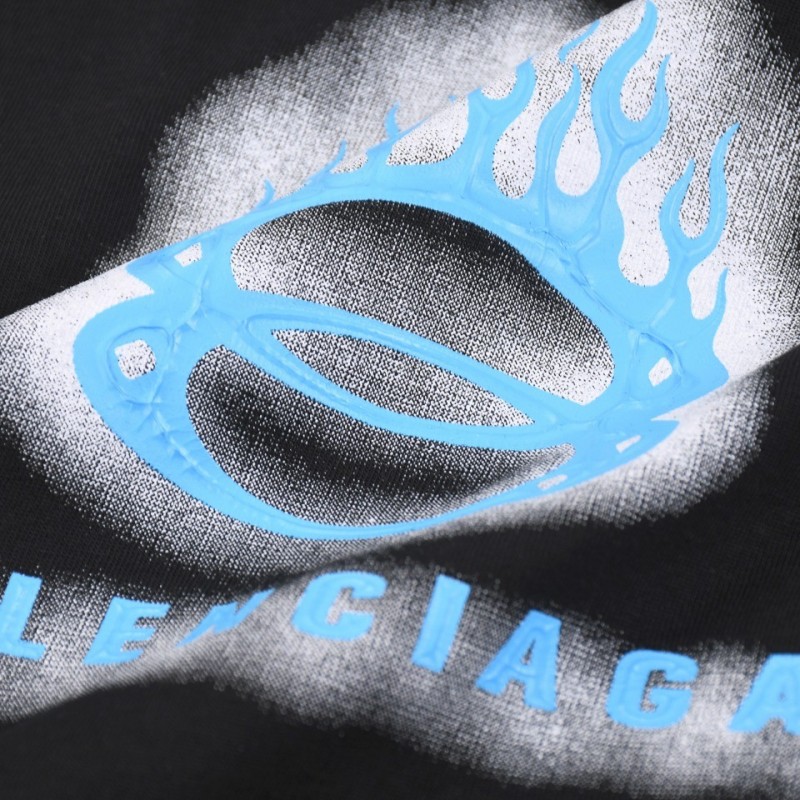 Ba*len*cia*ga 24s double B dot printing t-shirt