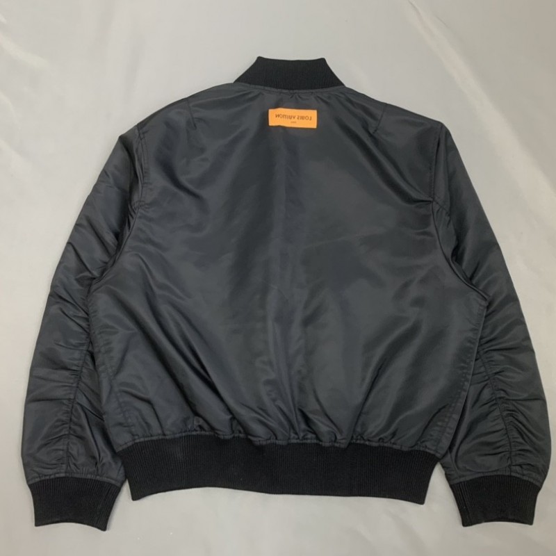 L0*is V*t0n graffiti jacquard knit zipped jacket