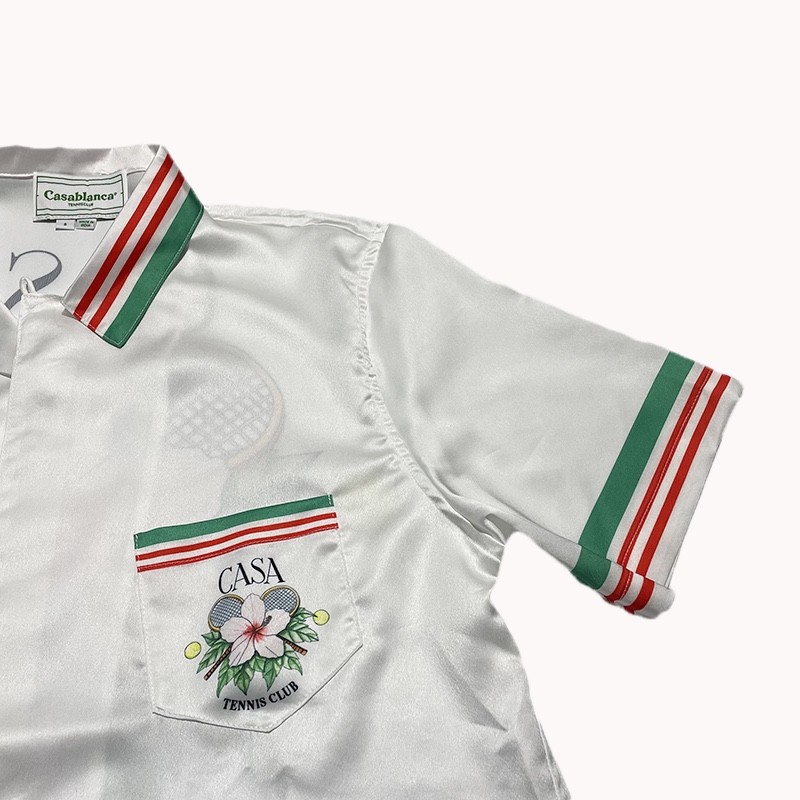 Casablanca SS21 Springsummer Tennis Clu short shirts