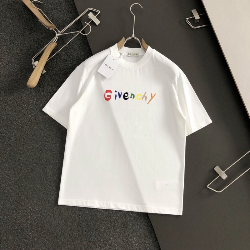 Givenchy  Colored hand-painted letters  t-shirt