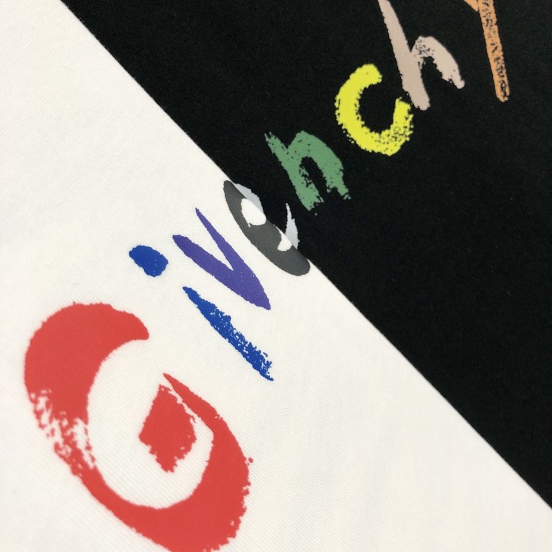 Givenchy  Colored hand-painted letters  t-shirt