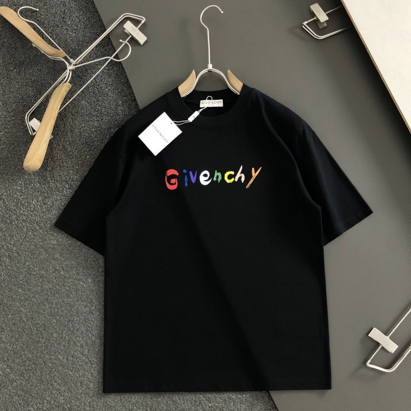 Givenchy  Colored hand-painted letters  t-shirt