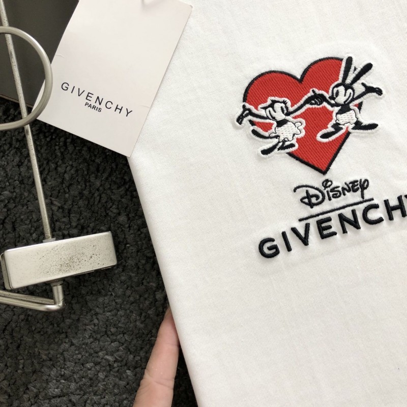 Givenchy Cartoon embroidery classic logo of love t-shirt