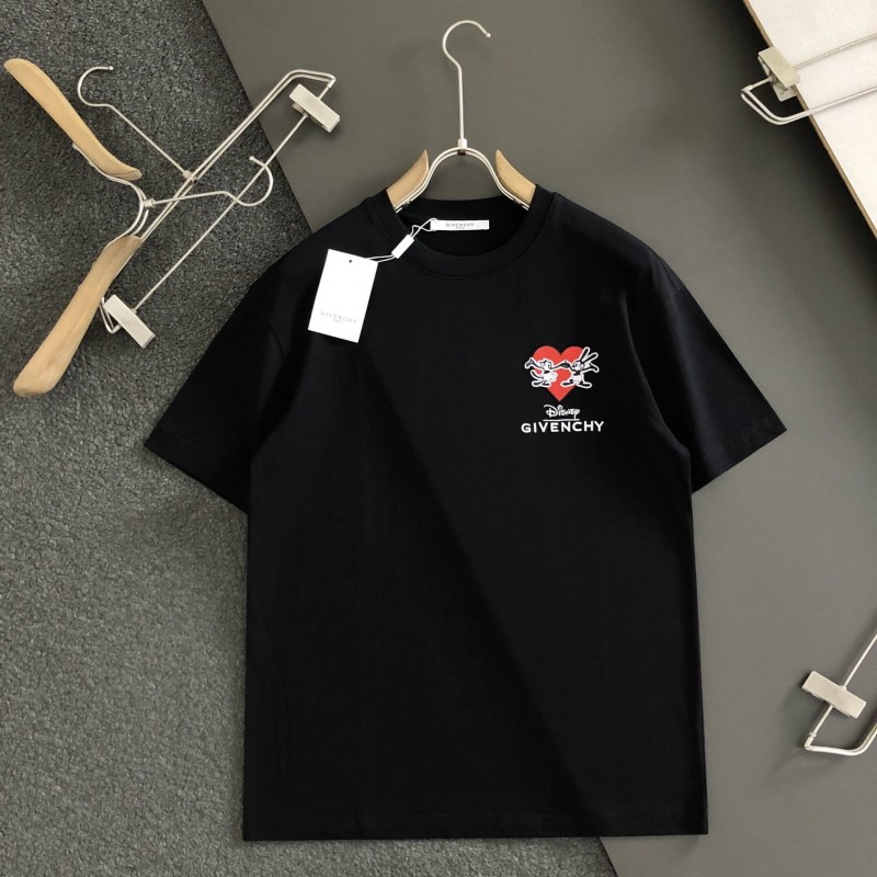 Givenchy Cartoon embroidery classic logo of love t-shirt