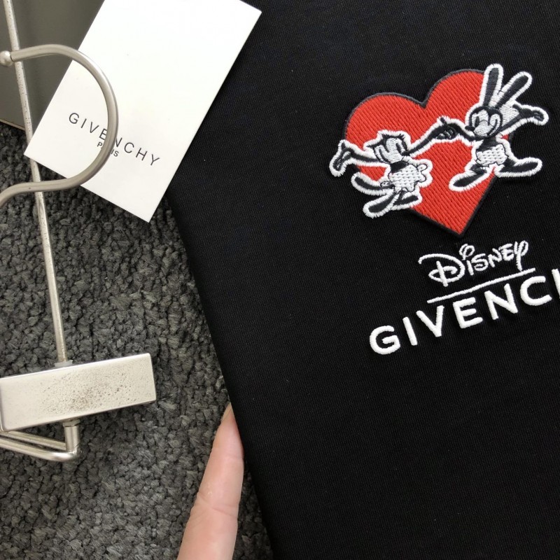 Givenchy Cartoon embroidery classic logo of love t-shirt