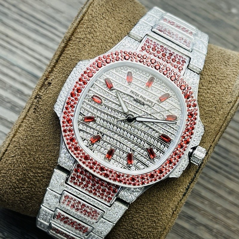 2024 P**ek Ph**ppe 7118 Women's Nautilus Full Diamond Limited Edition