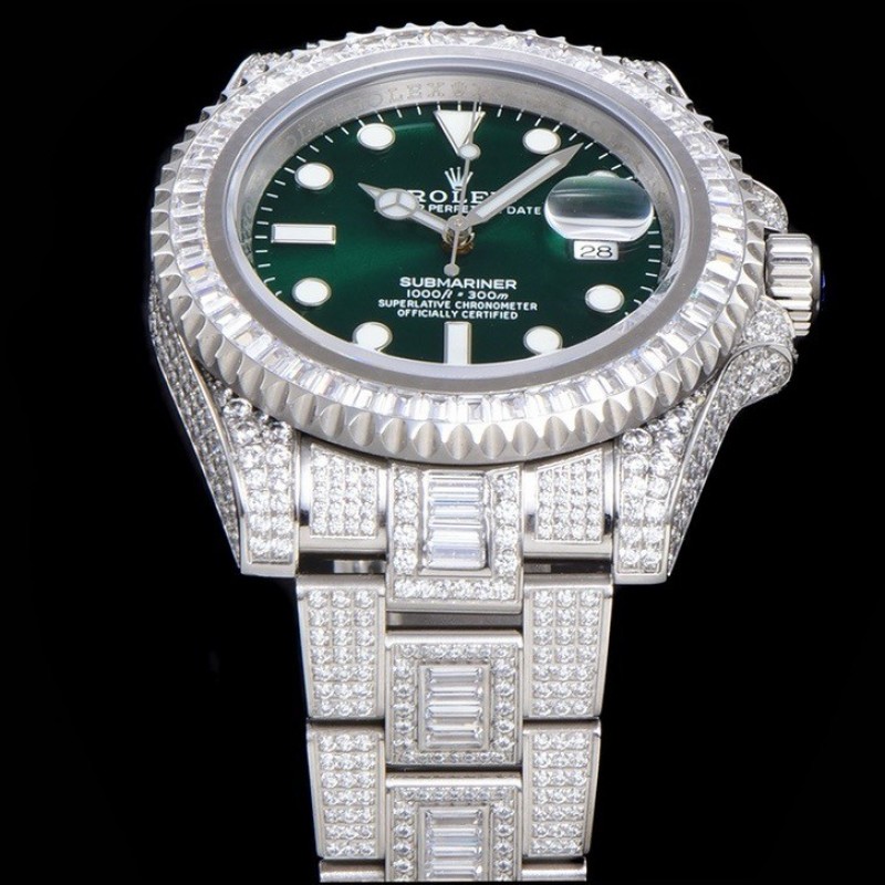 R*l*x 904 Steel Submariner Luxury Full Diamond Special Edition
