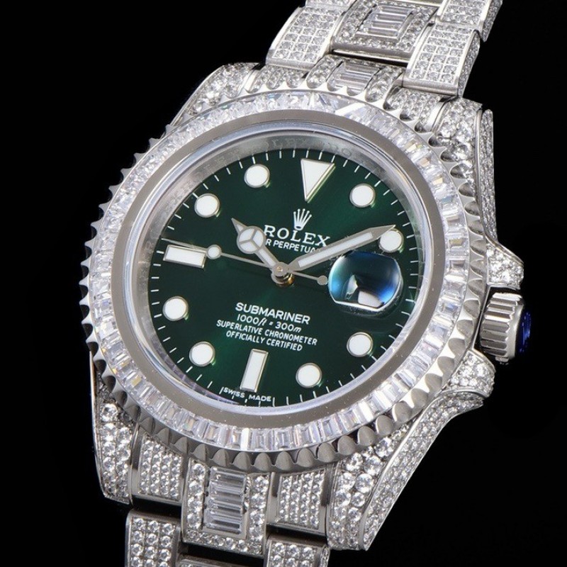 R*l*x 904 Steel Submariner Luxury Full Diamond Special Edition