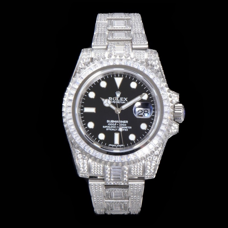 R*l*x 904 Steel Submariner Luxury Full Diamond Special Edition