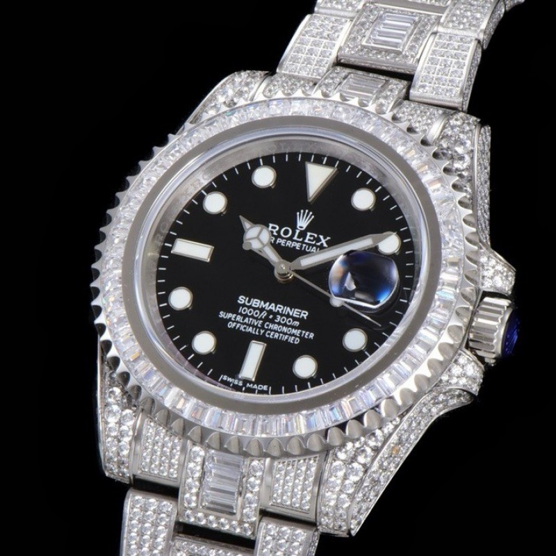 R*l*x 904 Steel Submariner Luxury Full Diamond Special Edition