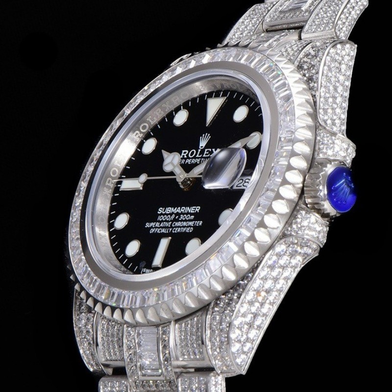R*l*x 904 Steel Submariner Luxury Full Diamond Special Edition