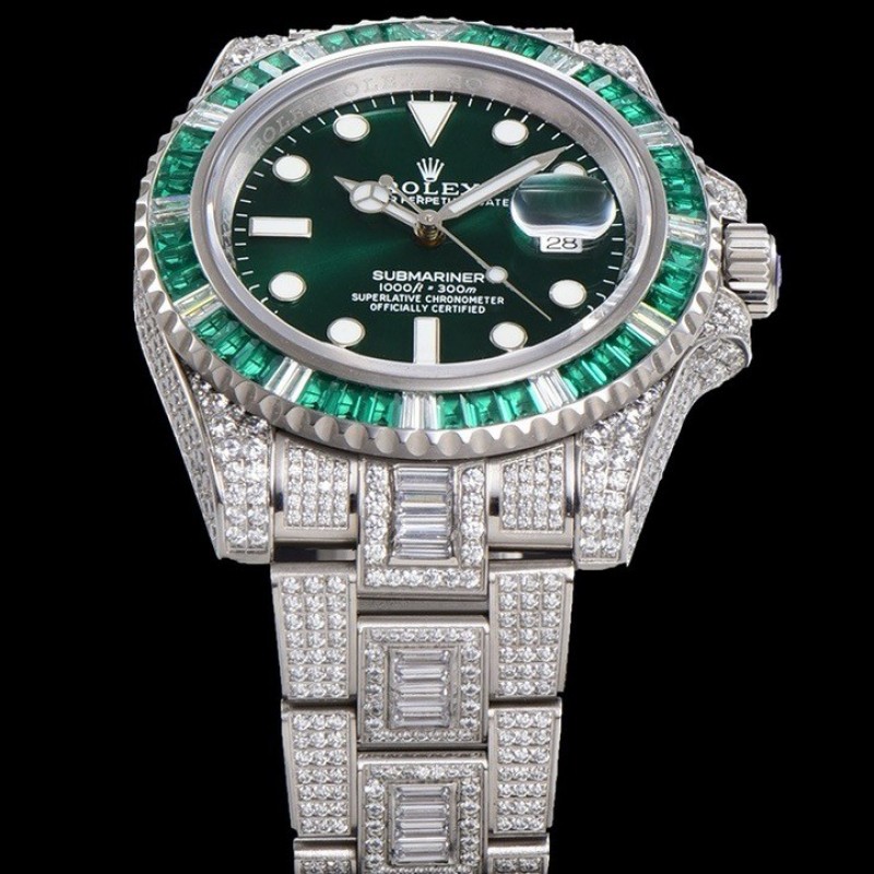 R*l*x 904 Steel Submariner Luxury Full Diamond Special Edition