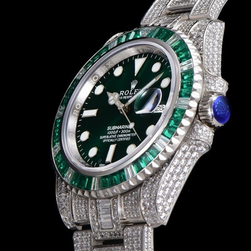 R*l*x 904 Steel Submariner Luxury Full Diamond Special Edition