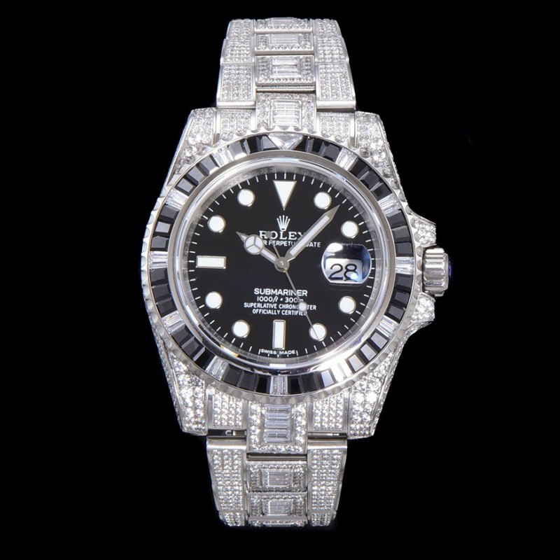 R*l*x 904 Steel Submariner Luxury Full Diamond Special Edition