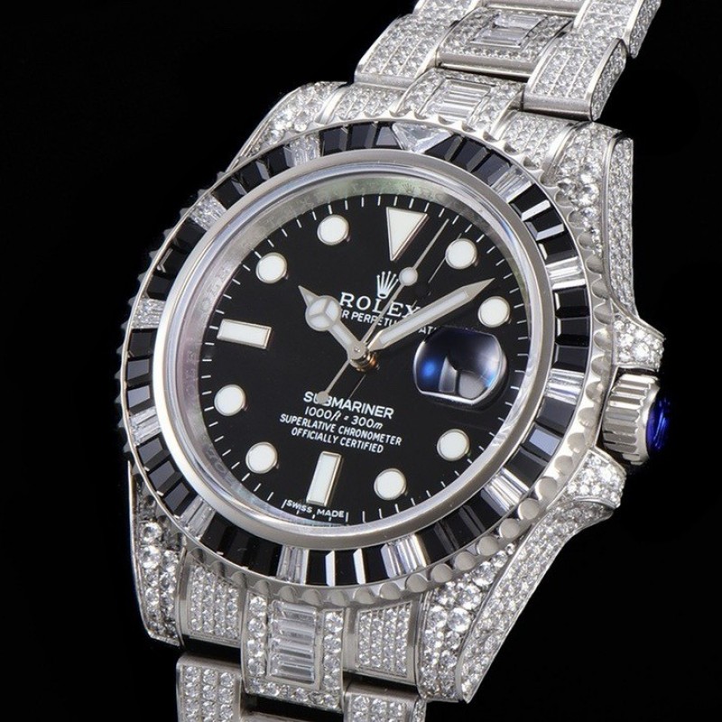 R*l*x 904 Steel Submariner Luxury Full Diamond Special Edition