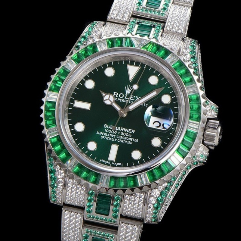 R*l*x 904 Steel Submariner Luxury Full Diamond Special Edition