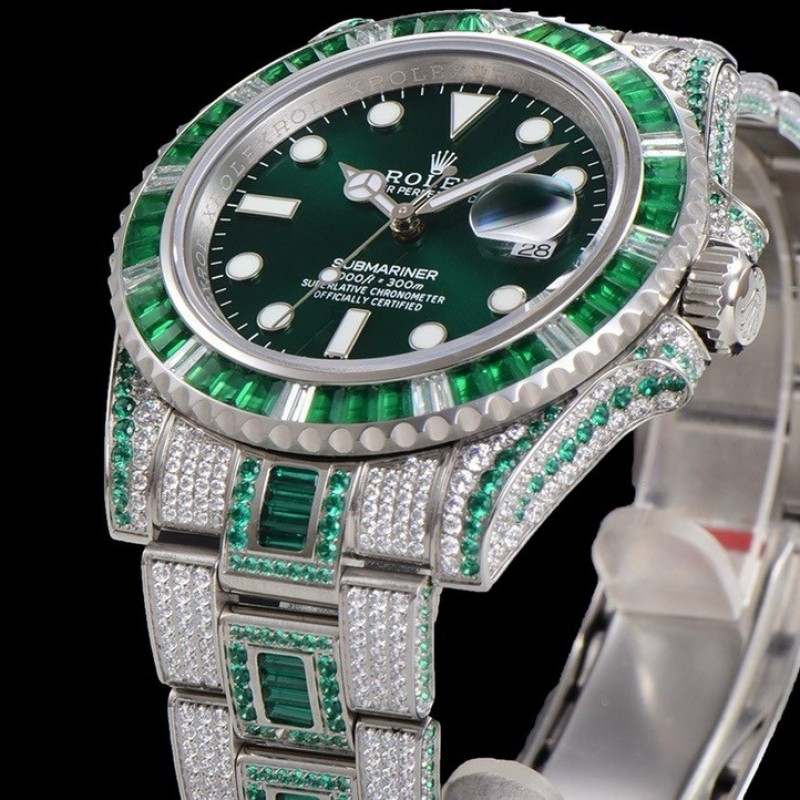 R*l*x 904 Steel Submariner Luxury Full Diamond Special Edition